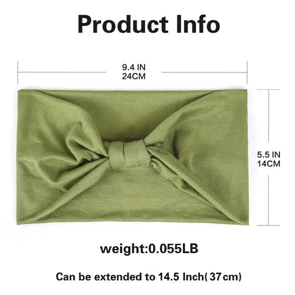 Unisex Wide Elastic Headband