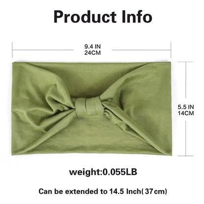 Unisex Wide Elastic Headband