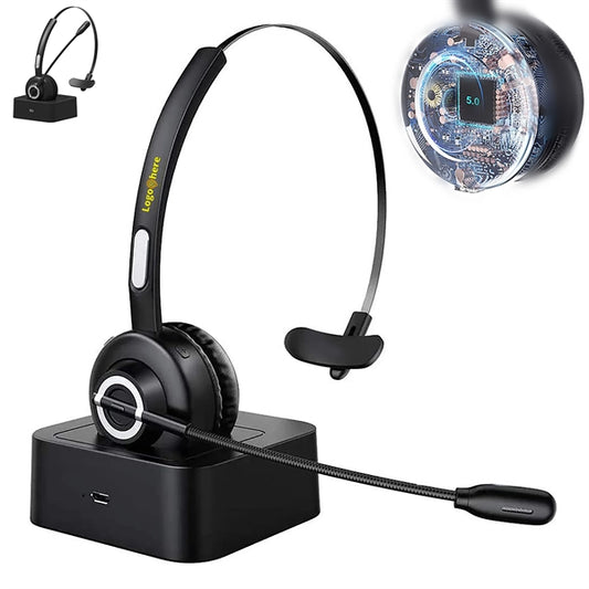 Wireless Headset With Standing Dock