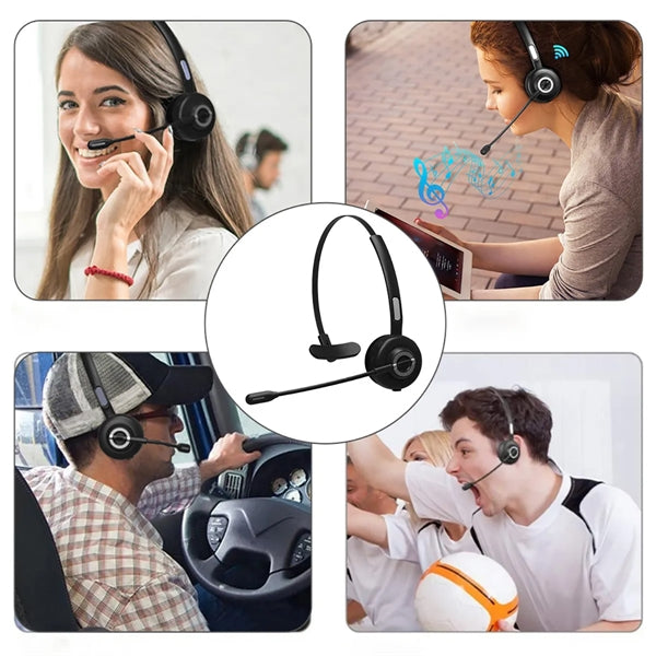 Wireless Headset With Standing Dock