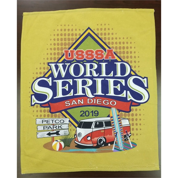15x18 Rally Full color Sublimated 1.4 Lb per Dz