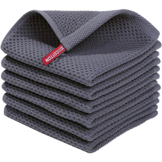 Cotton Waffle Weave Kitchen Dish Cloth