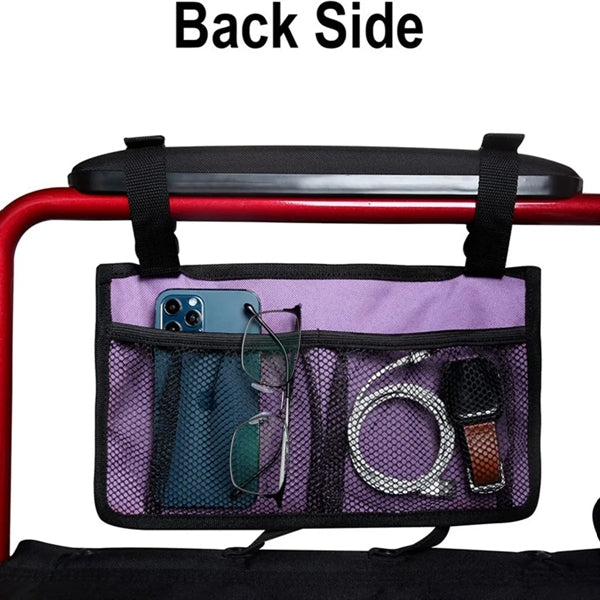 Wheelchair Side Organizer Storage Bag