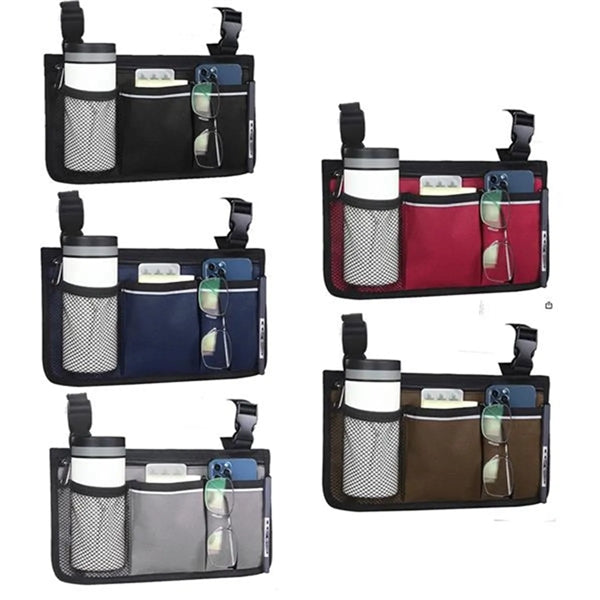 Wheelchair Side Organizer Storage Bag