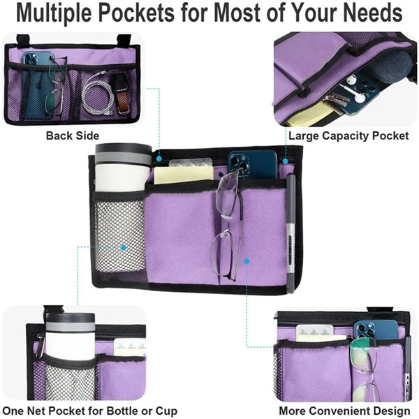 Wheelchair Side Organizer Storage Bag
