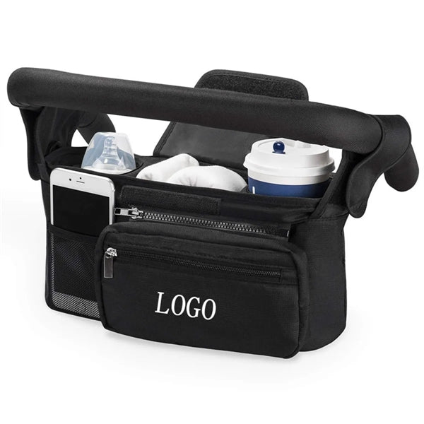 Universal Baby Stroller Organizer With Shoulder Strap