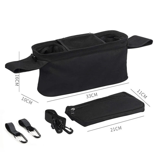Universal Baby Stroller Organizer With Shoulder Strap