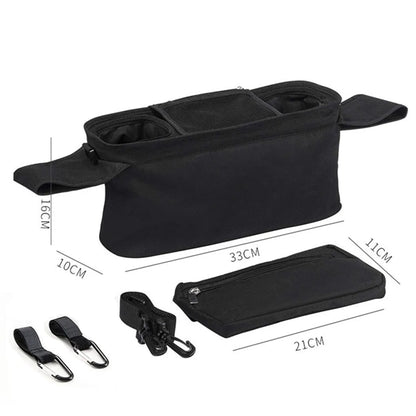 Universal Baby Stroller Organizer With Shoulder Strap