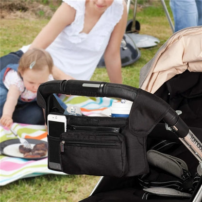 Universal Baby Stroller Organizer With Shoulder Strap