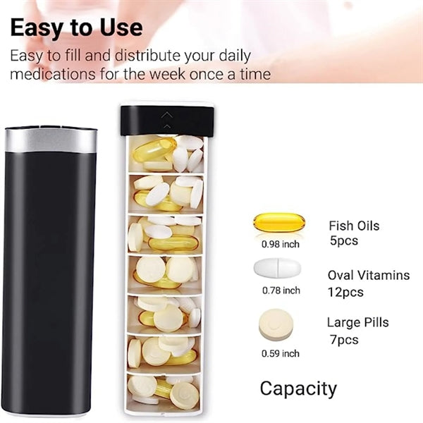7 Day Pill Organizer Weekly Travel Case
