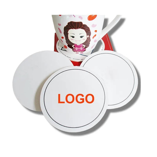 3.5'' Round Paper Coasters