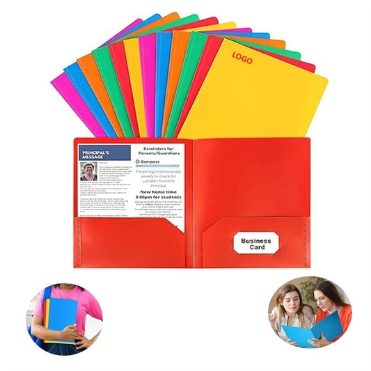 Plastic Folders With Pockets For Office School
