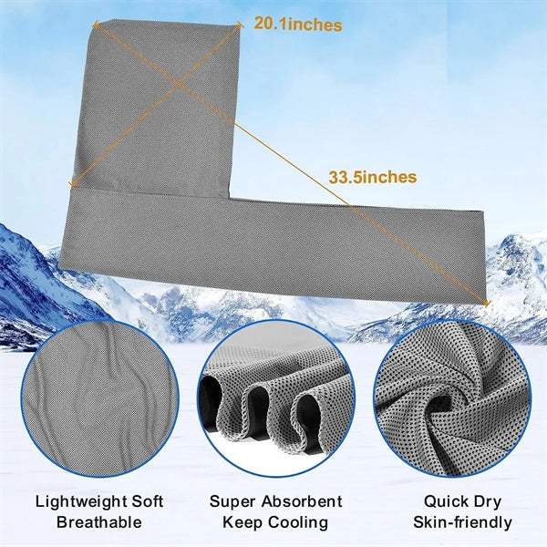 Quick Dry Cooling Hoodie Towel