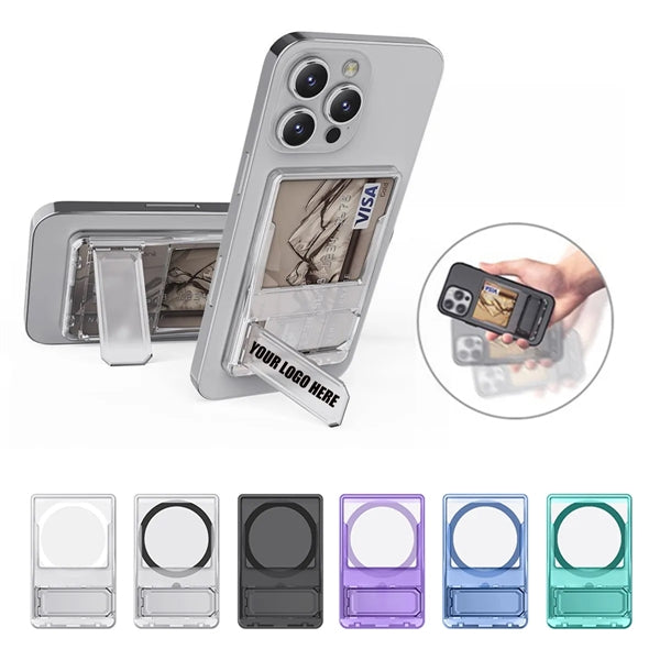 Magnetic Phone Card Holder with Stand