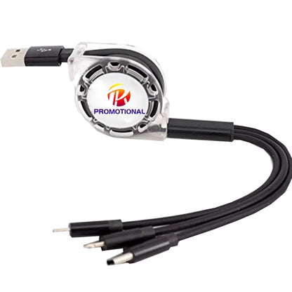 3 In 1 Charging Data Cable Fast Charger Cord