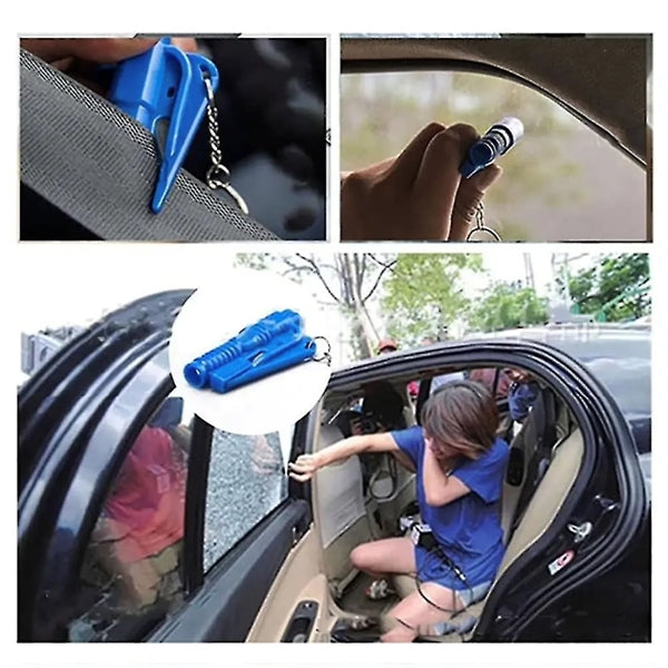 Keychain Car Escape Tool Seat Belt Cutter and Glass Breaker