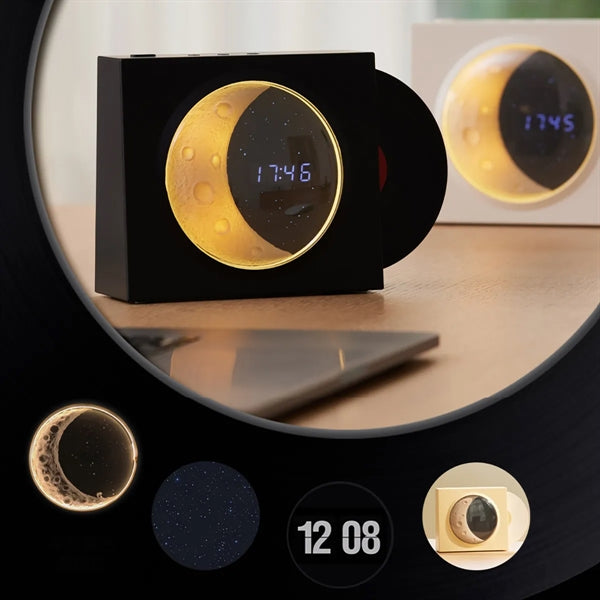 Bluetooth Speaker With Moon Star Night Light