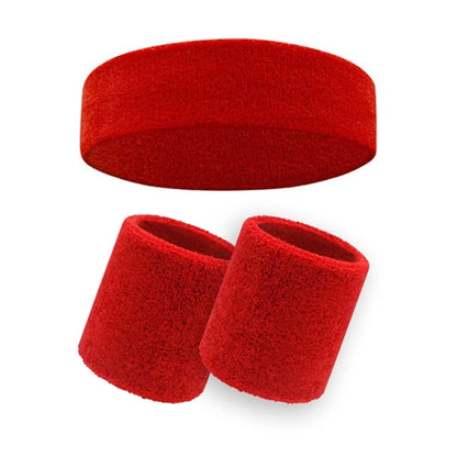 Sweatband Headband Wristband Set