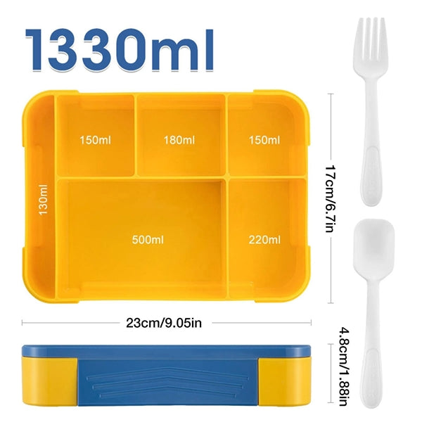 Bento Box With 6 Compartment