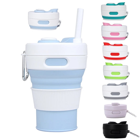 Collapsible Camping Cup With Straw