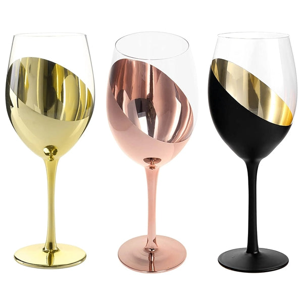 14 Oz Modern Elegant Wine Glasses