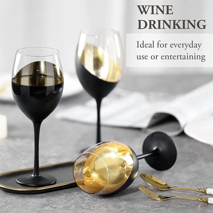 14 Oz Modern Elegant Wine Glasses