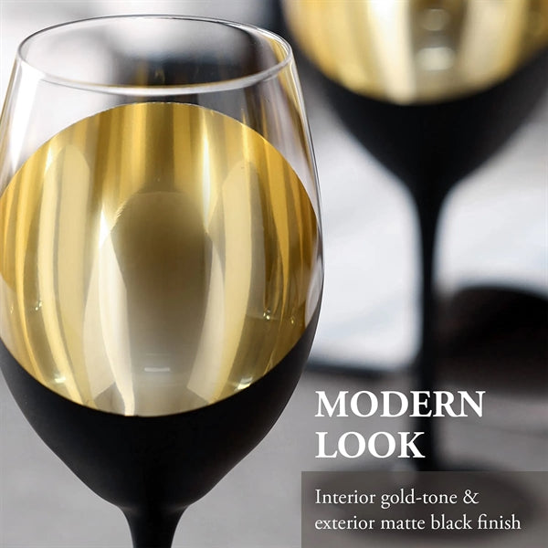 14 Oz Modern Elegant Wine Glasses