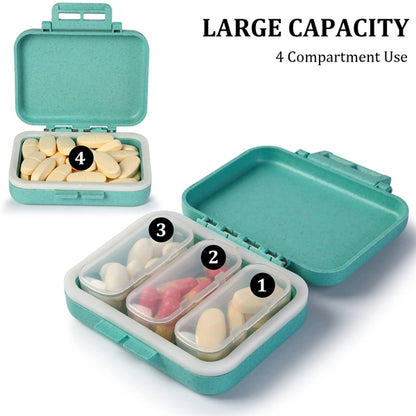 3 Compartments Travel Pill Organizer