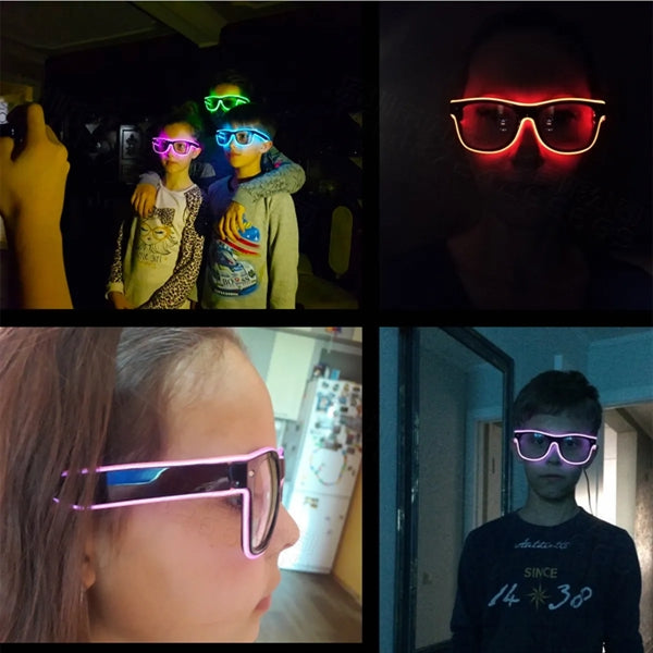 Wireless Led Light Up Glasses