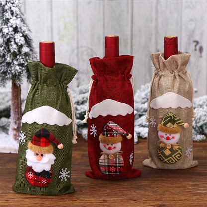 Christmas Wine Bottle Bags