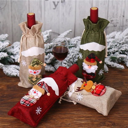 Christmas Wine Bottle Bags