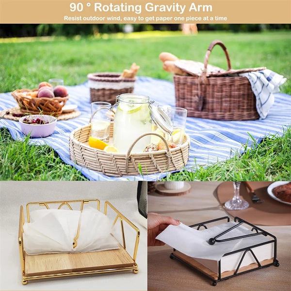 Customized Wooden Paper Towel Holder
