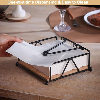 Customized Wooden Paper Towel Holder
