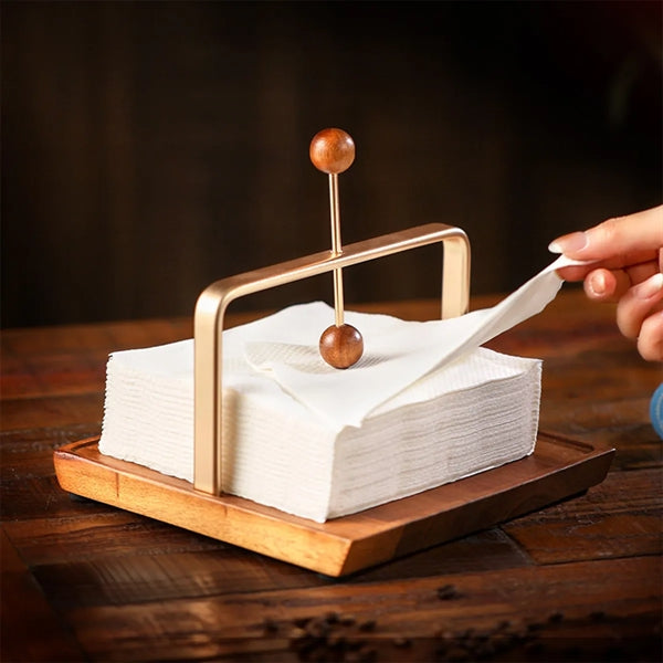 Creative Wooden Napkin Holder