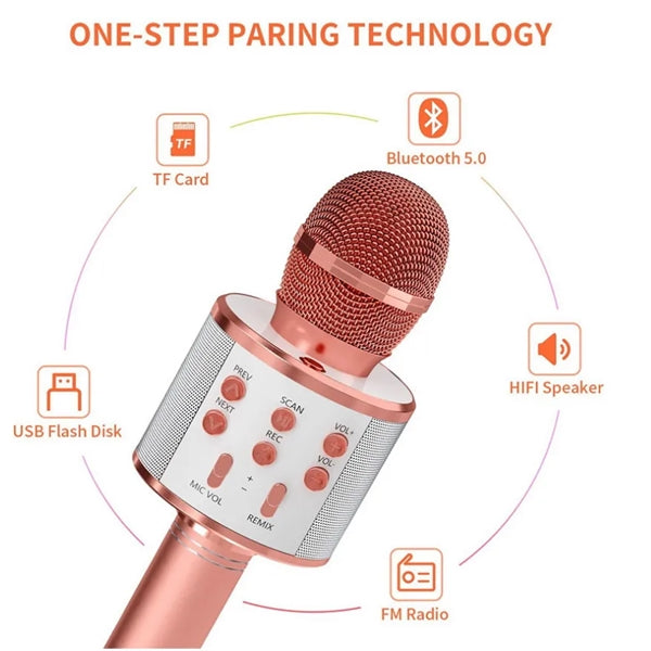 Wireless Bluetooth Karaoke Microphone