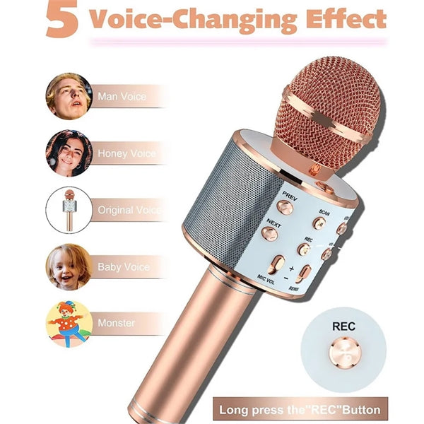 Wireless Bluetooth Karaoke Microphone