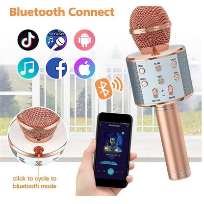 Wireless Bluetooth Karaoke Microphone