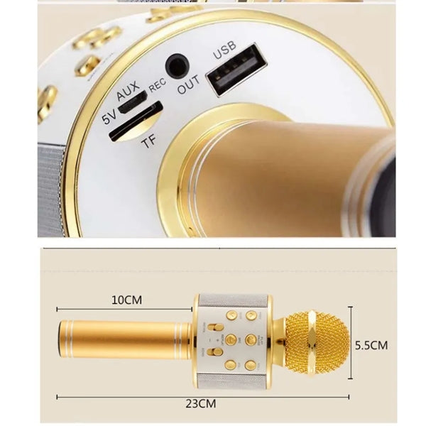 Wireless Bluetooth Karaoke Microphone