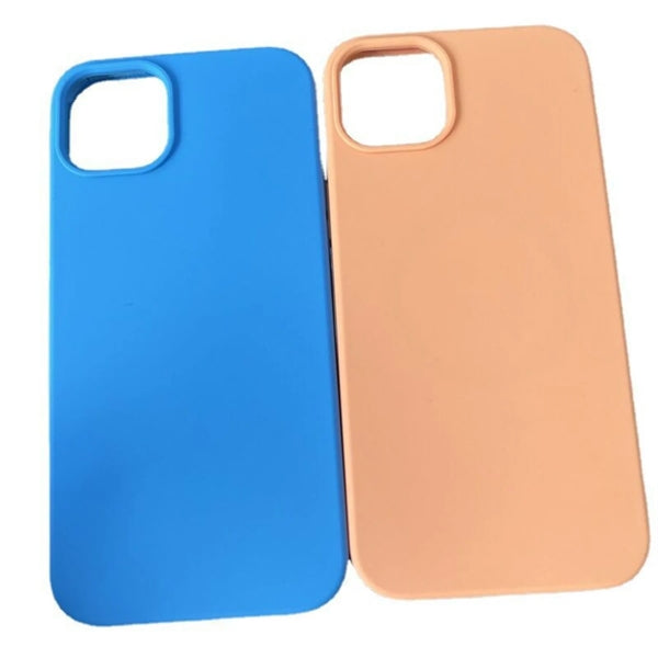 iPhone Case  15 (Mag Safe) Silicone Case/Microfiber Lining