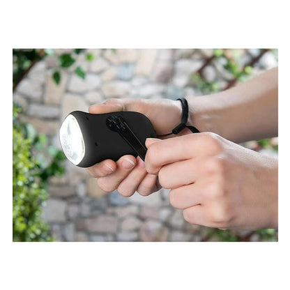LED Rechargeable Torch Solar Power Flashlight