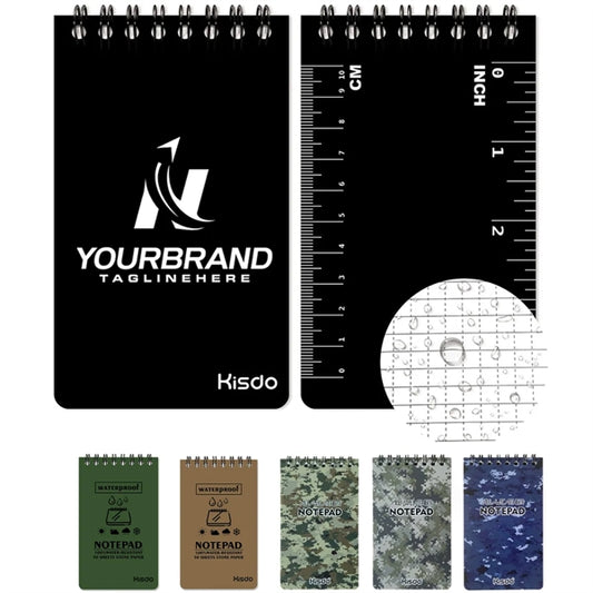 In Rain Waterproof Pocket Police Spiral Notepad