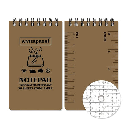 In Rain Waterproof Pocket Police Spiral Notepad