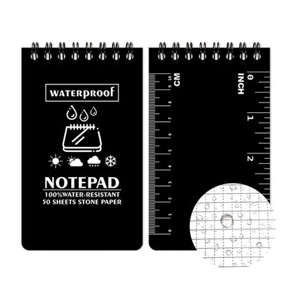 In Rain Waterproof Pocket Police Spiral Notepad