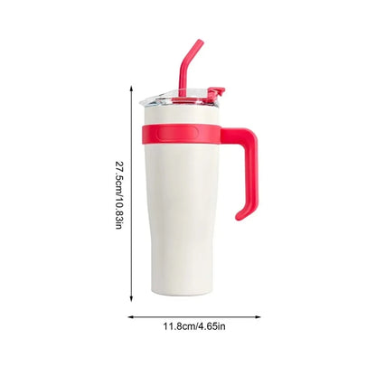 40oz Travel Double Wall Handle Tumbler