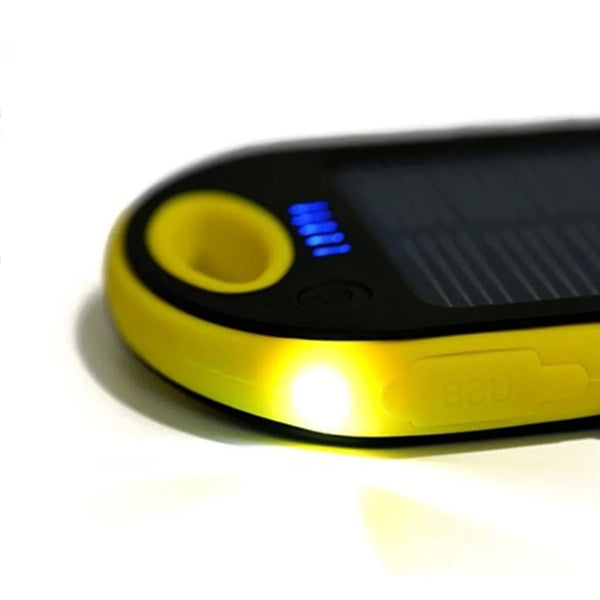 5000mAh USB Waterproof Solar Power Bank