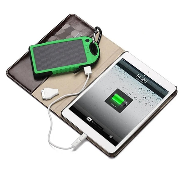 5000mAh USB Waterproof Solar Power Bank