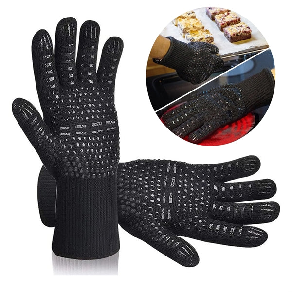 Heat Resistant Bbq Oven Gloves