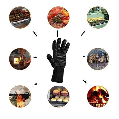 Heat Resistant Bbq Oven Gloves