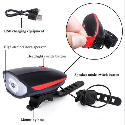 Bike Light With Horn