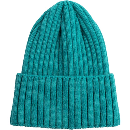 Striped Cuffed Knitted Beanie With Custom Logo